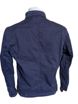 Hackett Biker Velospeed Jacket M Navy Blue Cotton
