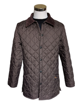 Barbour Jacket M/L Brown Liddesdale Padded Quilt Polyamide