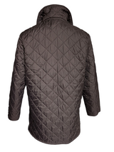 Barbour Jacket M/L Brown Liddesdale Padded Quilt Polyamide