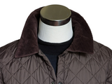 Barbour Jacket M/L Brown Liddesdale Padded Quilt Polyamide