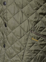 Barbour Jacket L/XL Olive Green Liddesdale Padded Quilt Polyamide