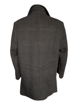 Vintage Mersley Coat M/40R Brown/Olive Green Plaid 3-button Pure Heavy Wool