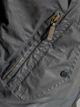 Barbour Blouson Jacket S Midnight Harrington Light Waxed Cotton