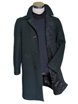 Vintage Canda England Raglan Coat M 38/40R Forest Green Heavy Wool