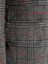 Boden Abraham Moon Blazer L/42R Blue-Grey Plaid Wool