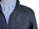 Barbour Motorcyle Jacket S Chichester Union Jack Black Padded Quilt Polyester