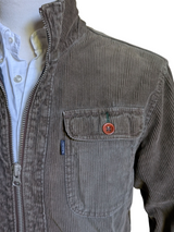 Paul Smith Motorcycle Jacket M Taupe Cotton Corduroy
