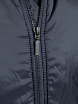 Barbour Jacket M Navy Blue Gabion Padded Polyamide