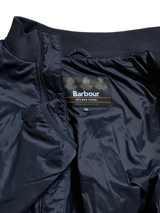 Barbour Jacket M Navy Blue Gabion Padded Polyamide