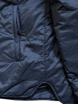 Barbour Jacket M Navy Blue Gabion Padded Polyamide