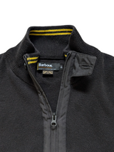 Barbour Sweater S Black International Half Zip Cotton James Bond