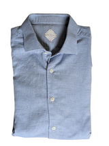 Pal Zileri Shirt XL Pale Blue Cotton Pique