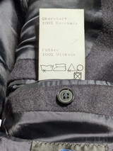 Annas Casentino Cashmere Coat L/42R Midnight Pure Cashmere