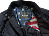 Barbour McQueen Jacket M Dark Navy Polyester Special Edition