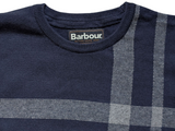 Barbour Sweater S Navy Plaid Cotton/Wool