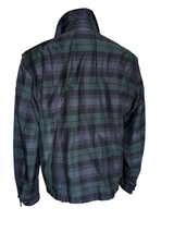 Peuterey Harrington Jacket XXL Navy/Green Plaid Cotton/Poliamide