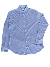 Pal Zileri Shirt XL/18 Pale Blue Cotton Jersey
