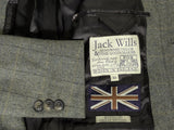 Jack Wills Fox Bros. Sport Coat XS/36 Greenish Plaid Wool