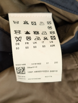 Boss Orange Hooded Thermore Jacket M Taupe Green Cotton Blend