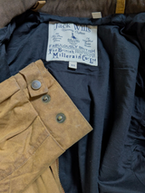 Jack Wills x British Millerain Coat XS/S Golden Tan Cotton