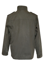 Jack Wills x British Millerain Coat M Olive Green Cotton