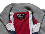Barbour Cardigan/Jacket M Grey International Zip Cotton