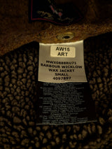 Barbour x Abraham Moon Coat S Soft Brown Wicklow Waxed Cotton