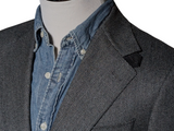 Benjamin Sport Coat Charcoal Twill 2-button Soft Shoulder Wool