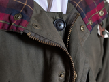 Jack Wills x British Millerain Coat S/M Olive Cotton