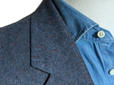 Marks & Spencer 42L Blue Flecked 2-button Lambswool