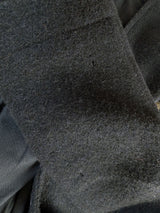 Jack Wills x Fox Bros. Pea Coat L Slim Midnight Blue Wool