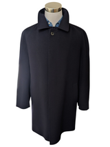 Facis Piacenza Navy Blue Raglan Coat XXL/46R Wool