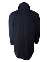 Facis Piacenza Navy Blue Raglan Coat XXL/46R Wool