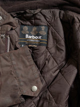 Barbour Motorcycle Jacket S Brown Duke Waxed Cotton