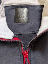 Hackett Aston Martin Zip Cardigan Jacket M Navy Blue GB Union Jack Cotton