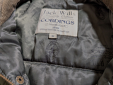 Jack Wills x Cordings Gilet/Vest M Olive Green Quilted Nylon