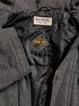 Pal Zileri Wool Gore-Tex Hooded Winter Coat XL Grey