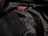 John Richmond DB Long Pea Coat M/40R Black Wool
