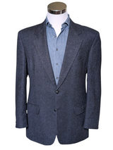 Marks & Spencer 42S Blue Flecked 2-button Lambswool