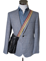 Paul Smith Cross Body Bag Black Pebbled Leather
