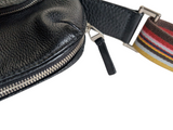 Paul Smith Cross Body Bag Black Pebbled Leather