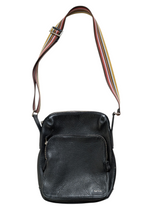 Paul Smith Cross Body Bag Black Pebbled Leather