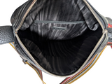 Paul Smith Cross Body Bag Black Pebbled Leather