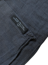 Hugo Boss Shirt 16/41 Charcoal Herringbone Cotton/Cashmere