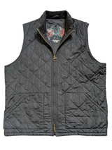 Barbour Gilet XL/XXL Black Bosun Padded Quilt Polyester