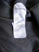 Zegna XXXL Midnight Black Long Sleeve Polo