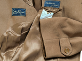 Vintage San Remo Balmacaan Coat 40/42 Dark Camel Wool/Cashmere
