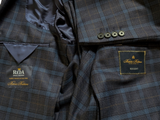 Brooks Brothers Reda Sport Coat 40R Regent Blue Plaid Wool