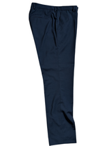 Oscar Jacobson Suit 40/41R Navy Blue Superfine Wool blend