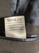 Oscar Jacobson Suit 40/41R Navy Blue Superfine Wool blend